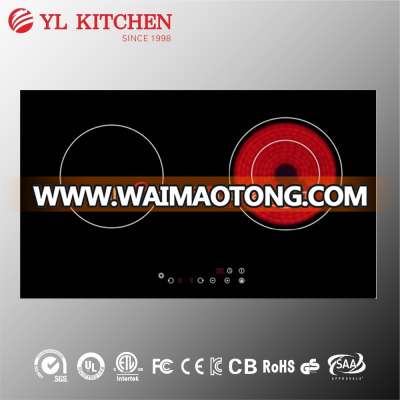 Multi induction and ceramic two burners hob/cooker for Kitchen appliance cooker